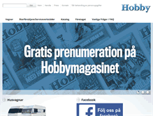 Tablet Screenshot of hobbycaravan.se